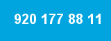 920 177 88 11